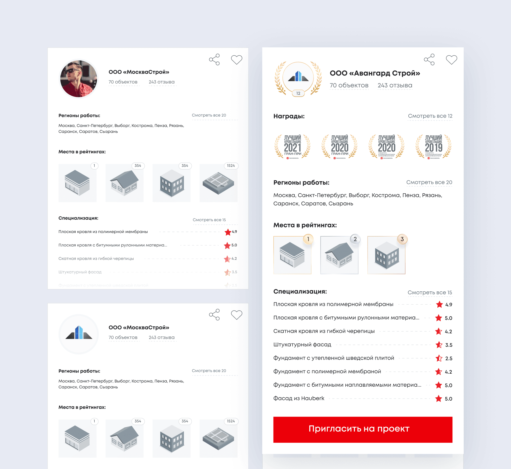 Система рейтинга для пользователей