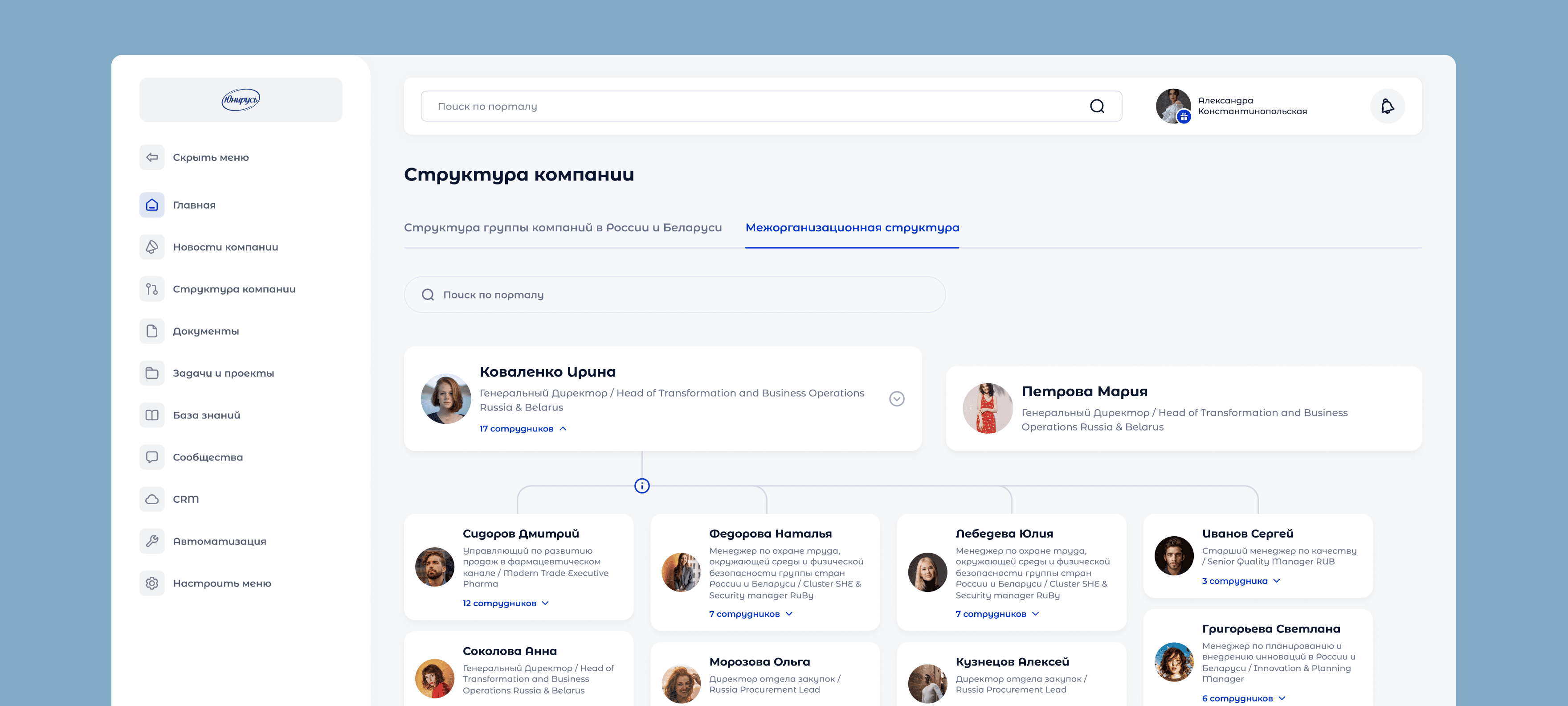 Визуализация структуры и навигация